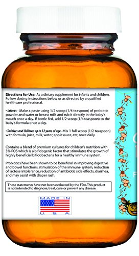 Professional Infant, Childrens & Kids Probiotic - Dairy Free - 18 Billion CFU - 60 Servings for Immune and Digestion by Dr. Valerie Nelson