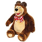 Lovely character from the cartoon Masha and the Bear Funny Plush Soft Toy Teddy Bear Masha y el Oso