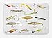 Ambesonne Fishing Bath Mat, Fishing Tackle Bait for Spearing Trapping Catching Aquatic Animals Molluscs Design, Plush Bathroom Decor Mat with Non Slip Backing, 30.2