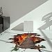 Euone Wall Sticker, 3D Star Series Floor Stickers Mural Decals Vinyl Art Decor (D)