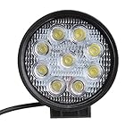 SHANREN LED Work Light Lamp Off Road High Power ATV Jeep 4x4 Tractor 27w 60 Degree Flood Light