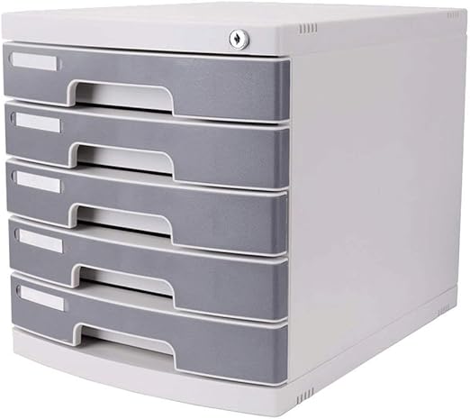 Ksw Kkw File Cabinet Lockable Desktop Plastic Multilayer Office