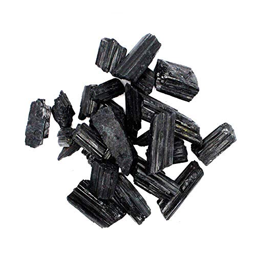 Rock Paradise 1/2 lb Rough Black Tourmaline Crystals Raw Natural
