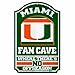NCAA Miami Hurricanes Fan Cave Wood Sign, 11