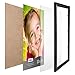 Icona Bay 11x14 Black Picture Frame - Contemporary Photo Frame 11 x 14 - Composite Wood Frame for Walls or Tabletop - Lakeland Collection
