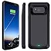 Galaxy S8 Battery Case, Stoon 5000mAh Portable Charger Case Rechargeable Extended Battery Pack Protective Backup Charging Case Cover for Samsung Galaxy S8(5.8inch) (Black)