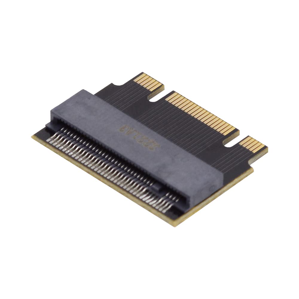 NFHK NGFF B+M Key NVME M-Key 22x30mm to 22x42mm Male to Female Extension Adapter for 2230 2242 SSD