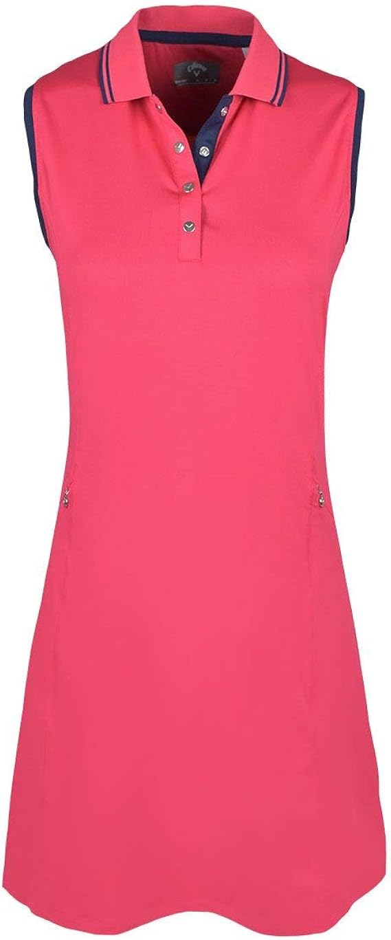 Callaway Damen Solid Golf Dress Kleid Amazon.de Bekleidung