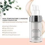tkwwty TLM Color Changing Foundation Liquid Makeup Concealer Moisturizing view 3