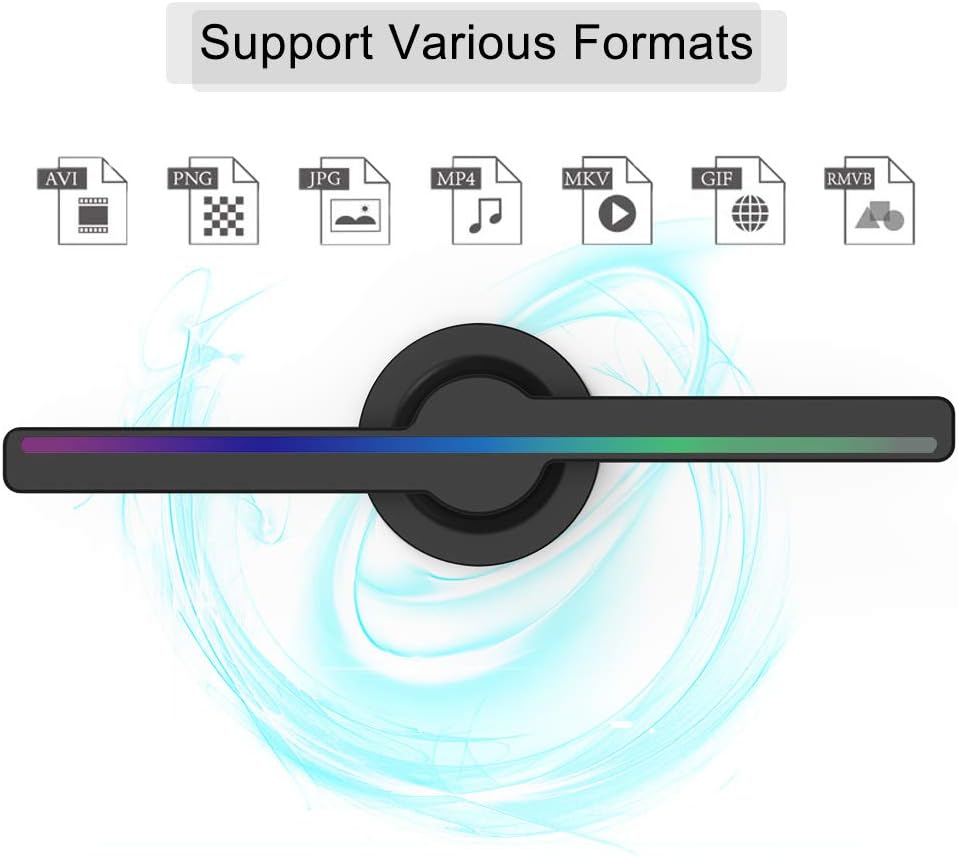 3D Hologram Projector Fan LED Holographic Advertising Display