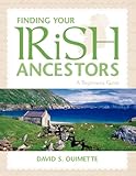 Front cover for the book Finding Your Irish Ancestors: A Beginner’s Guide by David S. Ouimette