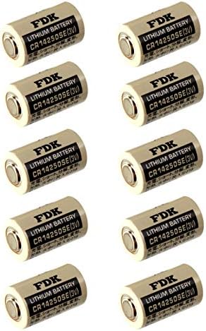 10x FDK CR14250SE 3V 1/2 AA Lithium Battery Replaces Sanyo CR12600SE CR2NP