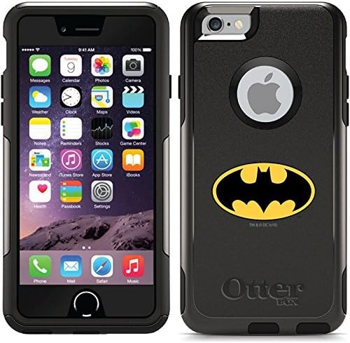 Batman - Emblem design on Black OtterBox Commuter Series Case for iPhone 6 and iPhone 6s
