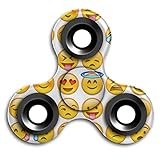 Hot ! Exclusive Cool Emoji , Ninasill Hand Spinner Tri Fidget Spinner Desk Focus EDC Toy