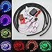 YaeKoo 7 Color 4pcs LED Strip Under Car Tube underglow Underbody System Neon Lights Kit (90cmX120cm)