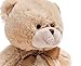 WILDREAM Teddy Bear Stuffed Animal Helloween Toys with Ribbon Bow-Ties, Cute Teddy Bears Stuffed Animals Plush for Kids Toddlers Boys Girls, Gifts for Helloween/Birthday/Christmas- 8 Inch (Beige)