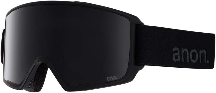 black snow goggles