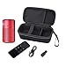 Esimen Hard Travel Case for Nebula Capsule Smart Mini Projector by Anker and USB Flash Drive Accessories Carry Bag Protective Storage Box (Black)