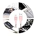Yoobao 3ft Phone Charger Cable USB Charging Cable Cord Nylon Braided Compatible with Phone X/8/8 Plus/7/7 Plus/6/6s Plus/5/5S, iPad mini 4 3 2/Pro/Air - Pink