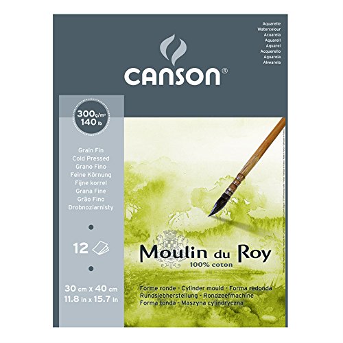 Moulin du roy watercolor pad cold press 11.8 x 15.7 in.