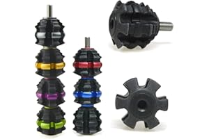 ZSHJGJR Archery Stackable Bow Stabilizer Ball Reduce Shock Absorber Balance Bar Vibration Damper Silencer for Recurve Compound Bow Hunting Shooting