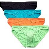 Summer Code Mens Basic Low Rise Briefs Underwear Comfort Tagless Underpants, Multiple Colors and Packs