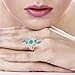 Turquoise Ring in Sterling Silver 925 & Genuine Turquoise Size 6 to 11 (11)