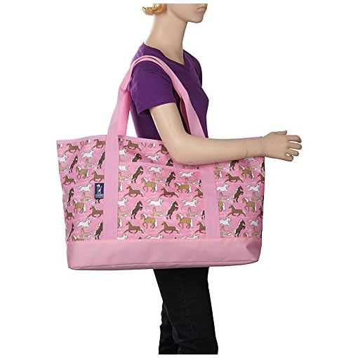 Wildkin Travel Tote Bag for Kids and Adults, Made from Polyester Fabric with Moisture-Resistant Interior Lining, Measures 19 x 5.5 x 13.5 Inches, Features Two Durable Carrying Handles - Image 5