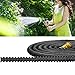 Healon Expandable Garden Water Hose with 10 Pattern Spray Nozzle, Solid Brass Connector, Double Latex Core Expanding Water Hose with Storage Bag (50FT)