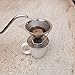 BOCHA - Pour Over Coffee Cone Dripper, Permanent and Reusable Stainless Steel Filter with Removable Cup Stand and FREE eBook (18/8 Steel)