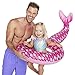 BigMouth Inc Lil’ Water Float - Pool Floaties for Infants Babies & Kids Ages 1-3, for Beginner Swimmers, Easy to Inflate and Durable - Mini Mermaid