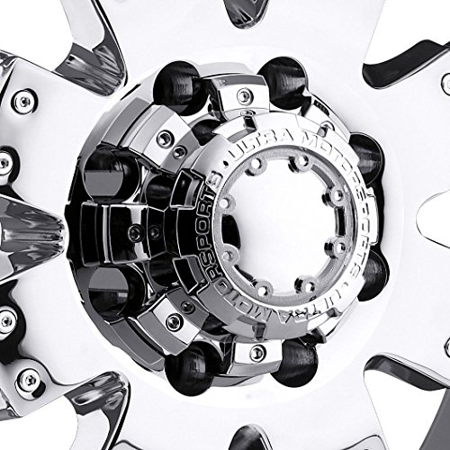 Gosweet ULTRA MOTORSPORTS Chrome C800806 Wheel Center Hub Cap 89-9879 With Screws Kit