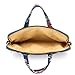 Canvas Laptop Carrying Case/Shoulder Messenger Bag for School Compatible MacBook(15-15.6, Bule Peony)