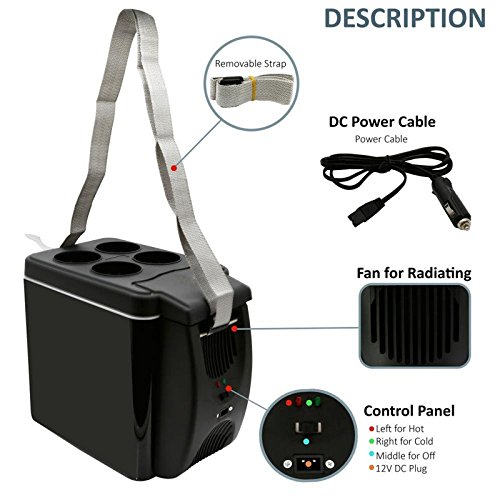 4 iPstyle+Cooler+Portable+Refrigerator+Electric