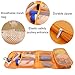 Hanging Travel Toiletry Bags Cosmetic Pouch Handbag Waterproof Compact Toiltry organizer Christmas Gifts Orange (1 Orange)