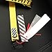 Off White industrial belt for dress yellow red white black golden belt for women and men (Golden)