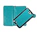 Samsung Galaxy Note 2 II Case, xhorizon TM Premium Leather Folio Case [Wallet Function] [Magnetic Detachable] Fashion Wristlet Lanyard Hand Strap Purse Soft Flip Book Style Multiple Card Slots Cash Compartment Pocket with Magnetic Closure Case Cover Skin ZA5 for Samsung Galaxy Note 2/II (N7100) - Blue