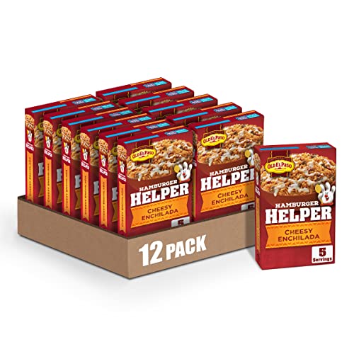 Betty Crocker Hamburger Helper Cheesy Enchilada 7.5 oz Box (pack of 12