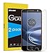 SPARIN [2 Pack] Moto Z Force Droid, Tempered Glass Screen Protector for Motorola Moto Z Force Droid (Verizon Droid Edition) with [Bubble Free] [Anti-Scratch]