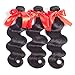 Brzailian Virgin Body Wave Hair 3 Bundles Grade 8A Unprocessed Remy Human Hair Extension Weft Weave Natural Color
