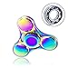 Fidget Spinner,Fidget Toy Hand Spinner Rainbow, 5-7 mins High Speed & Metal Tri-Spinner EDC Hand Finger Spinner