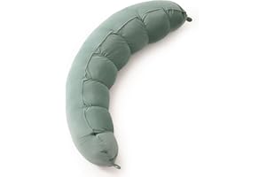 Ailuteie Peallow(Pat. Pend) – Long Round Body Pillow for Adults, Bolster Pillow for Sleeping, Soft and Supportive Pillow for Sleeping & Lumbar Support