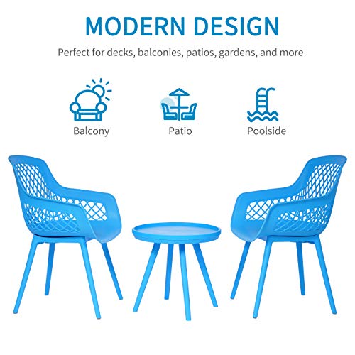Kamots-Beauty-3-Piece-Outdoor-Furniture-Set-Chairs-Modern-Patio-Furniture-Sets-Plastic-Blue-Chairs-and-Table-Set-Balcony-Furniture-Indoor-Outdoor-Seating-Chairs-Conversation-Set-Bistro-Set-for-Garden
