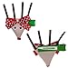 LCLHB Christmas Element Ribbon Hair Bows Barrettes For Babies Girls Women Children 2 inch -3 inch