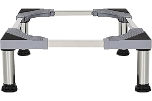 Kokorona Washing Machine Stand Mini Fridge Stand with 4 Strong Feet (9-10.2in High), Adjustable Refrigerator Base Multi-Functional Washer Dryer Pedestals, Max Load 330LBS