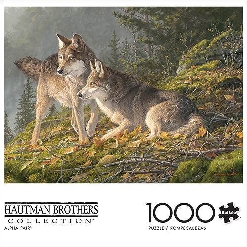 Buffalo Games - Jim Hautman - Alpha Pair - 1000 Piece Jigsaw Puzzle for Adults Challenging Puzzle Perfect for Game Nights - Finished Puzzle Size is 26.75 x 19.75