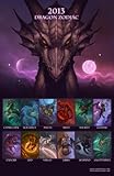 2013 Dragon Zodiac Fantasy Wall Calendar by