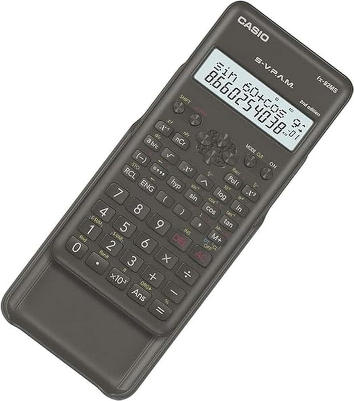 FX-82MS-2 Wissenschaftlicher Taschenrechner, Batteriebetrieb, grau