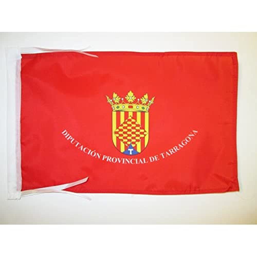 AZ FLAG - Province of Santa Cruz de Tenerife Flag - 18'' x 12'' - 100% Polyester Santa Cruz de Tenerife Small Banner with Two Cords - Fade Resistant - Vivid Colors - 18x12 in - 45x30 Cm — image 1