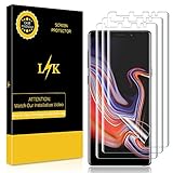 [3 Pack] LK for Samsung Galaxy Note 9 Screen Protector, Liquid Skin [Case Friendly] [Bubble-Free] HD Clear Flexible Film with Lifetime Replacement Warranty